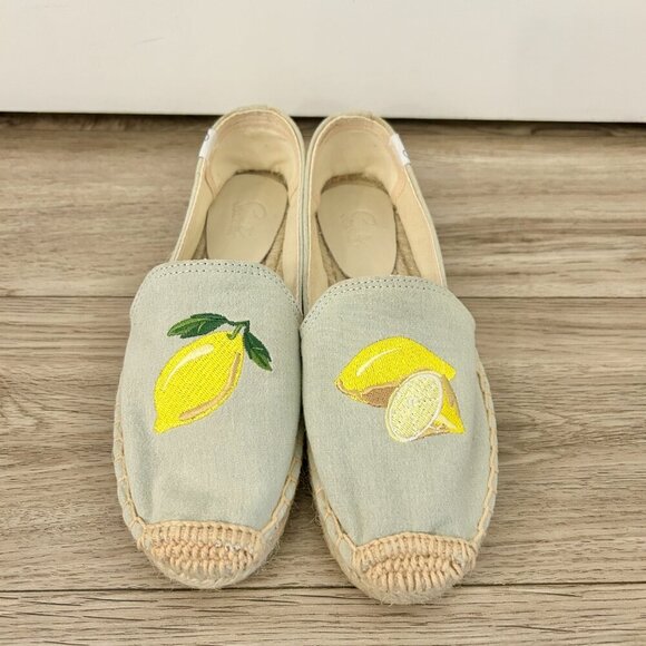 Sea Star Beachwear Bayside Beach Club Espadrille Lemon Sky Size 6 BRAND NEW - Picture 3 of 10